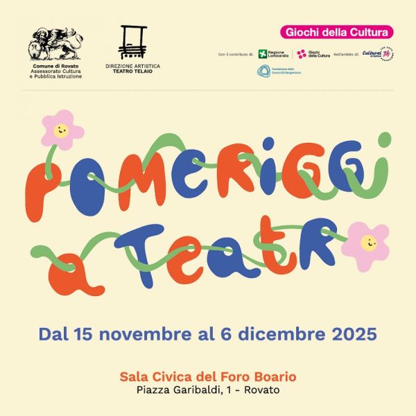 Pomeriggi a Teatro